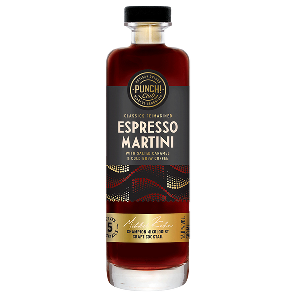 Ready to drink cocktail espresso martini